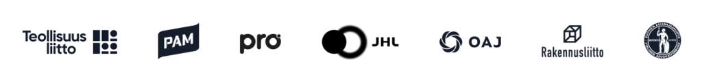 ammattiliittoasiakkaiden logot